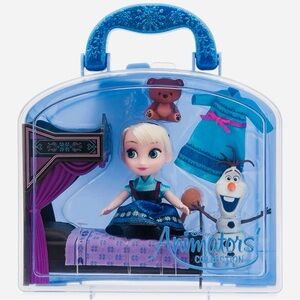 NEW Disney Animators' Collection Frozen Elsa Olaf Mini 5" Doll Play Set Toy